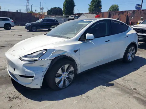 5YJYGDEE4LF009560 — 2020 Tesla Model Y, Передняя часть (Front End), фото до ремонта