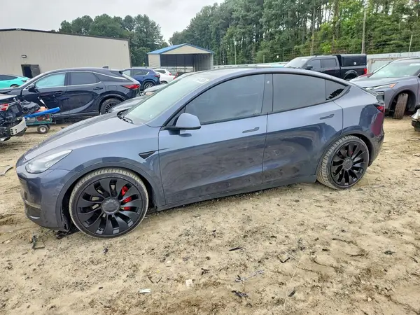 5YJYGDEF8LF033725 — 2020 Tesla Model Y, Подтопление (Water/Flood), фото до ремонта