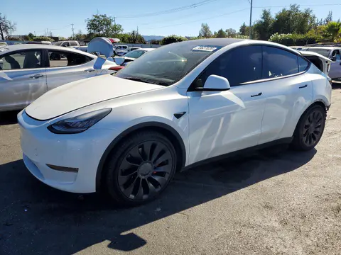 5YJYGDEF1LF033694 — 2020 Tesla Model Y, Задняя часть (Rear End), фото до ремонта
