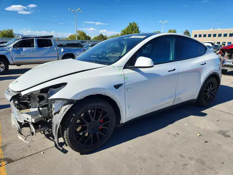 5YJYGDEF0LF009919 — 2020 Tesla Model Y, Передняя часть (Front End), фото до ремонта