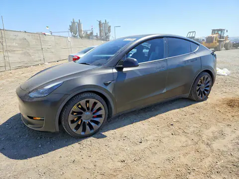 5YJYGDEF7MF277657 — 2021 Tesla Model Y, Боковая часть (Side), фото до ремонта