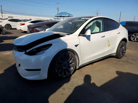 5YJYGDEFXMF263414 — 2021 Tesla Model Y, Передняя часть (Front End), фото до ремонта