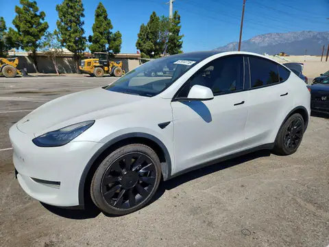 5YJYGDEE3MF098359 — 2021 Tesla Model Y, Боковая часть (Side), фото до ремонта