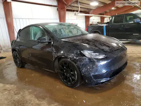 2021 Tesla Model Y VIN 5YJYGDEE8MF188347 фото 4