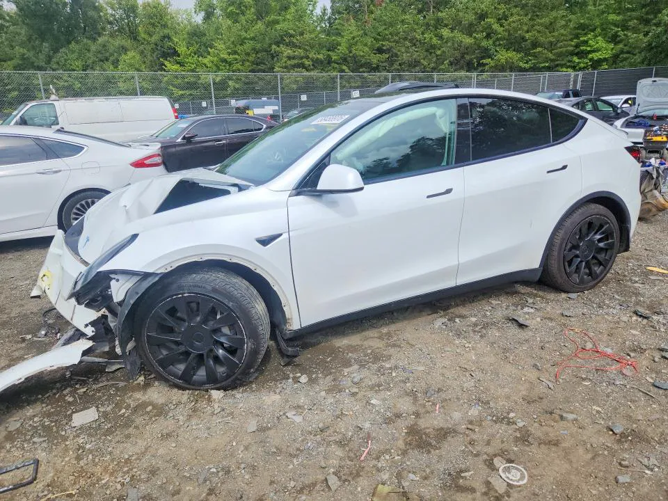 2021 TESLA MODEL Y VIN 5YJYGDEE8MF125684 фото 1