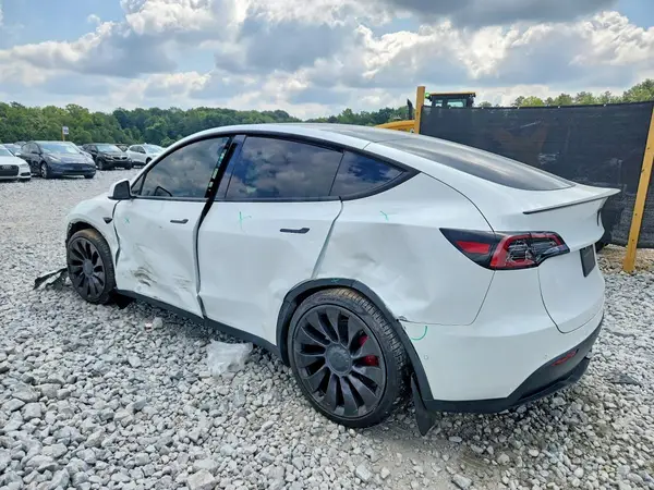 5YJYGDEF5MF304399 — 2021 Tesla Model Y, фото 2 с аукциона Copart, Боковая часть