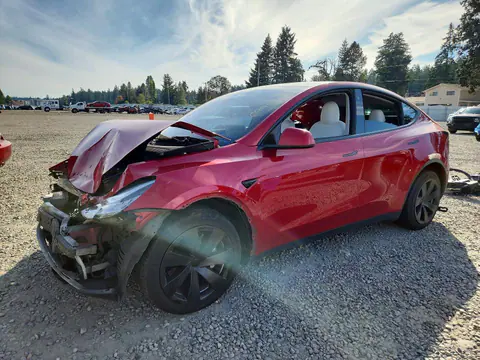 5YJYGDEE4MF174736 — 2021 Tesla Model Y, Передняя часть (Front End), фото до ремонта