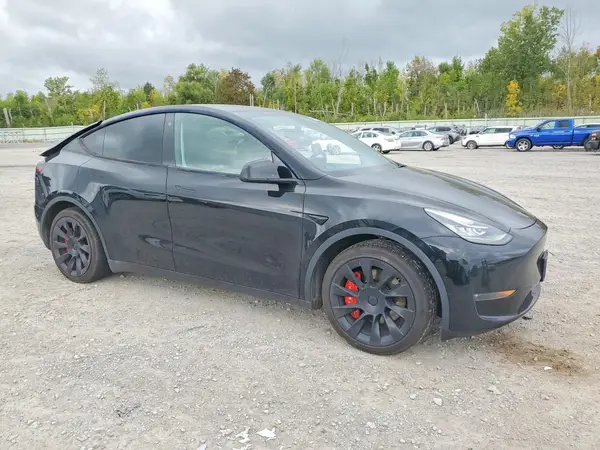 5YJYGAEE7MF251551 — 2021 Tesla Model Y, фото 4 с аукциона Copart, Задняя часть