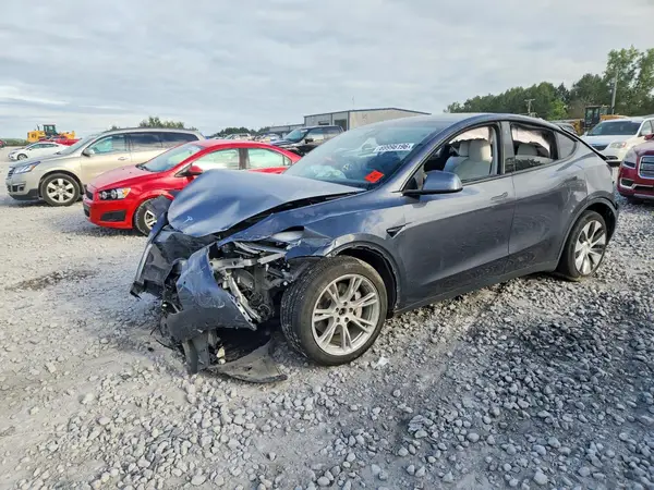 5YJYGDEE8MF189319 — 2021 Tesla Model Y, Передняя часть (Front End), фото до ремонта