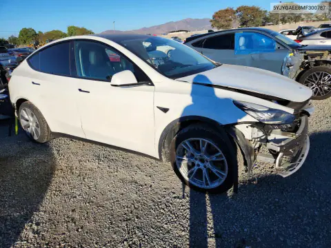 2021 Tesla Model Y VIN 5YJYGAEE8MF300787 фото 4