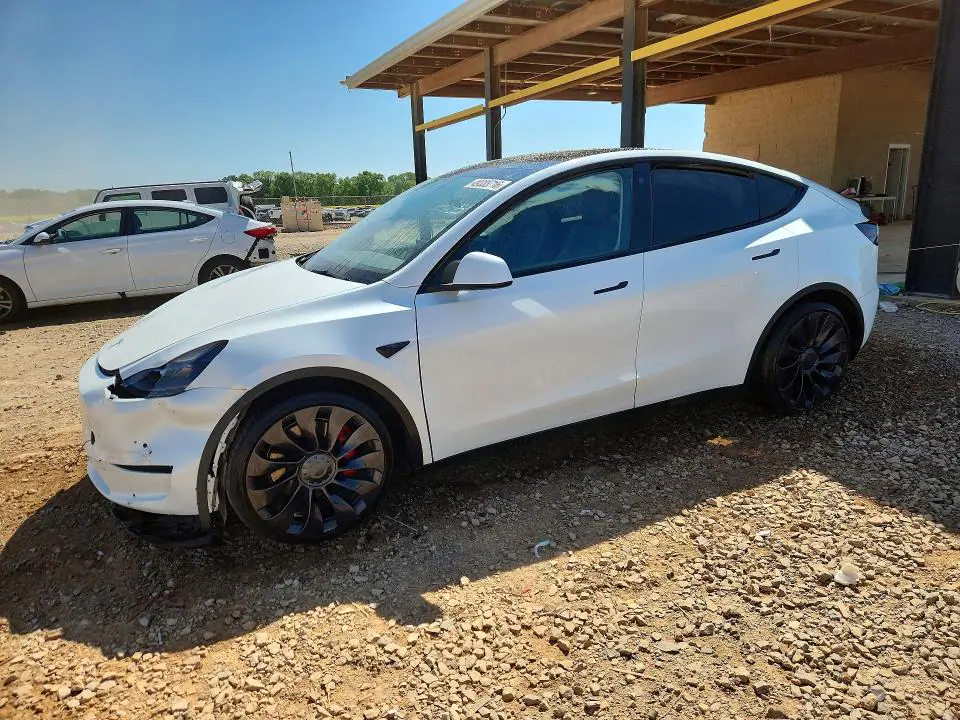 7SAYGDEF6NF452761 Tesla Model Y 2022 — повреждение Передняя часть, фото до ремонта