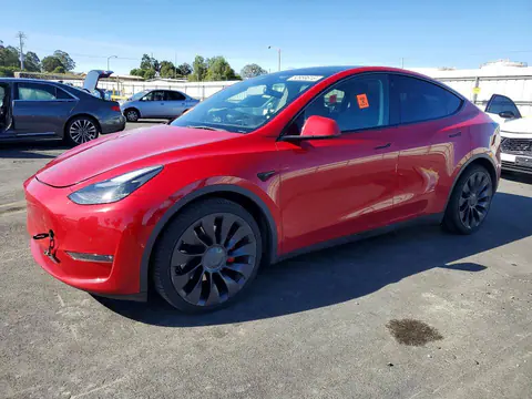 7SAYGDEF0NF448978 — 2022 Tesla Model Y, Передняя часть (Front End), фото до ремонта
