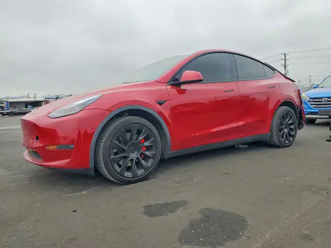 7SAYGAEEXNF561813 — 2022 Tesla Model Y, Задняя часть, фото до ремонта