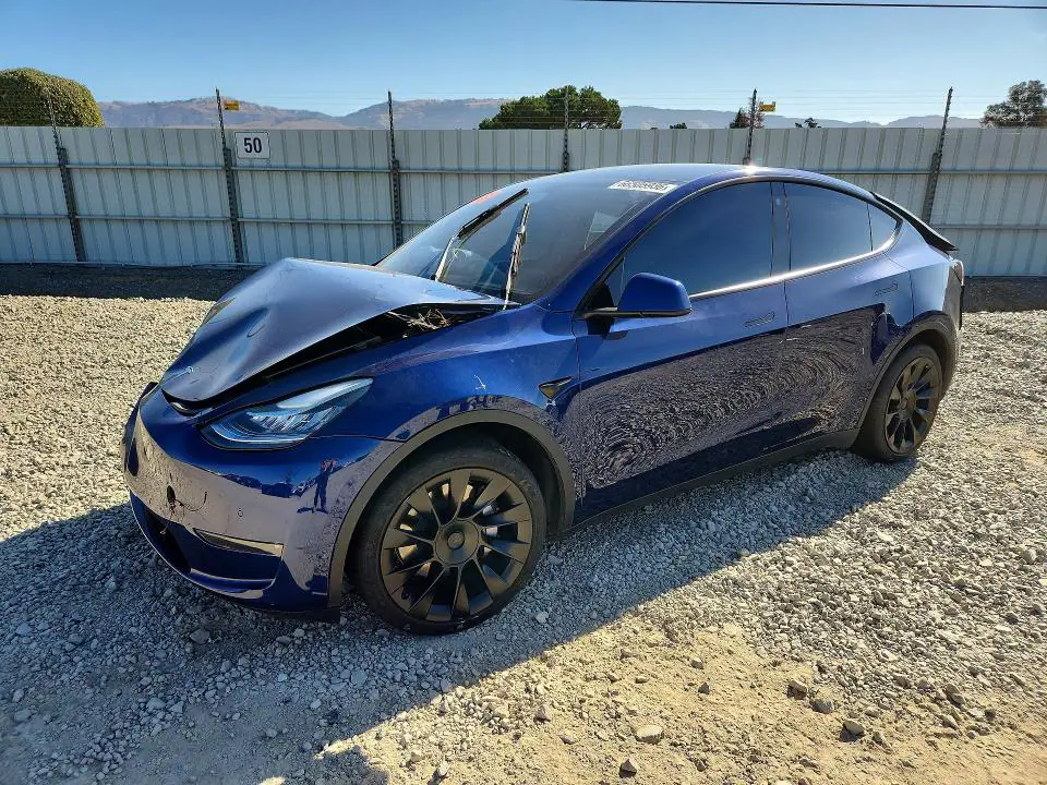 7SAYGDEE0NF363730 Tesla Model Y 2022 — повреждение Передняя часть, фото до ремонта