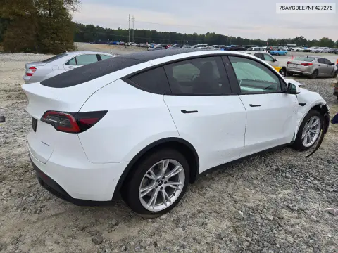 2022 Tesla Model Y VIN 7SAYGDEE7NF427276 фото 3