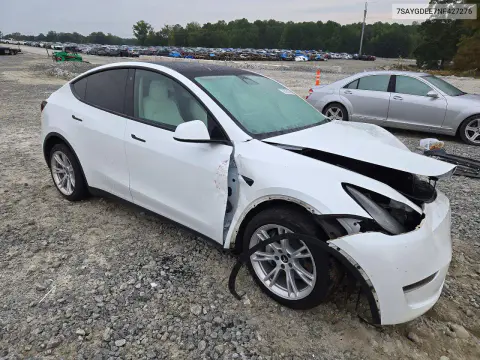 2022 Tesla Model Y VIN 7SAYGDEE7NF427276 фото 4