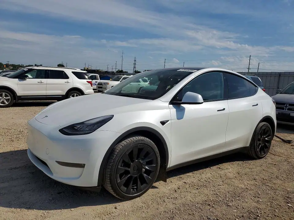 7SAYGDEE7PA065353 Tesla Model Y 2023 — повреждение Град, фото до ремонта