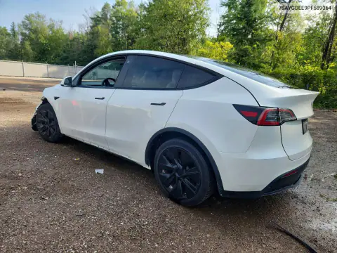 7SAYGDEE9PF589364 — 2023 Tesla Model Y, фото 2 с аукциона Copart, Передняя часть