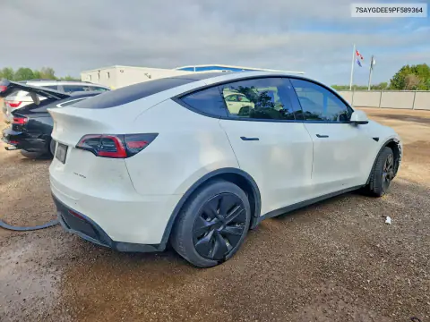 7SAYGDEE9PF589364 — 2023 Tesla Model Y, фото 3 с аукциона Copart, Передняя часть