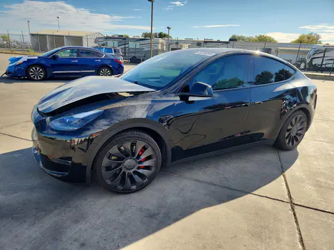 7SAYGDEF5PF739432 — 2023 Tesla Model Y, Передняя часть (Front End), фото до ремонта