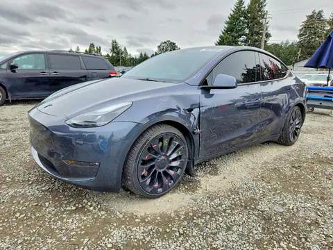 7SAYGDEF0PF883194 — 2023 Tesla Model Y, Передняя часть (Front End), фото до ремонта