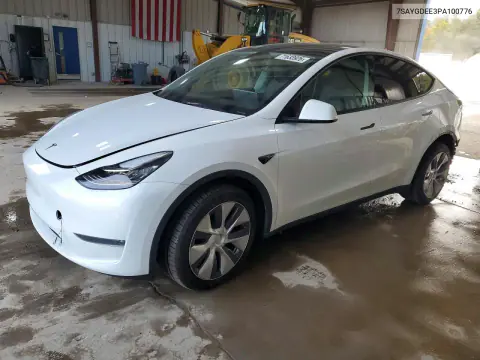 7SAYGDEE3PA100776 — 2023 Tesla Model Y, Задняя часть, фото до ремонта