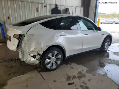 2023 Tesla Model Y VIN 7SAYGDEE3PA100776 фото 3
