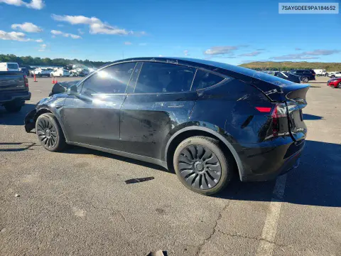 2023 Tesla Model Y VIN 7SAYGDEE9PA184652 фото 2
