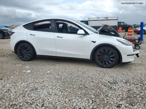 2023 Tesla Model Y VIN 7SAYGDEF9PF713481 фото 4