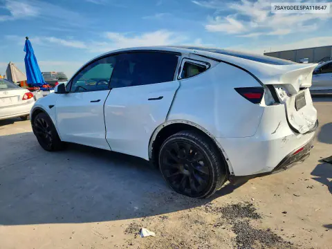 2023 Tesla Model Y VIN 7SAYGDEE5PA118647 фото 2