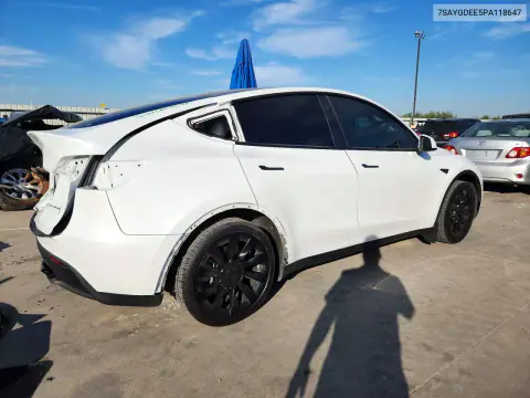 2023 Tesla Model Y VIN 7SAYGDEE5PA118647 фото 3