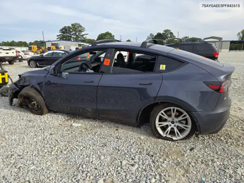 2023 Tesla Model Y VIN 7SAYGAEE5PF842615 фото 2