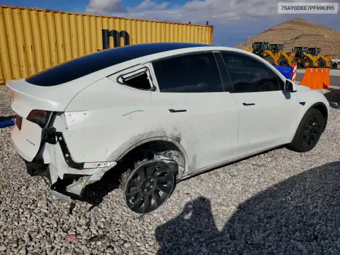 2023 Tesla Model Y VIN 7SAYGDEE7PF696395 фото 3