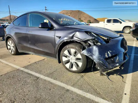 2024 Tesla Model Y VIN 7SAYGDEE8RF037311 фото 4