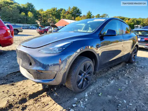 7SAYGDEEXRA330124 — 2024 Tesla Model Y, Передняя часть, фото до ремонта