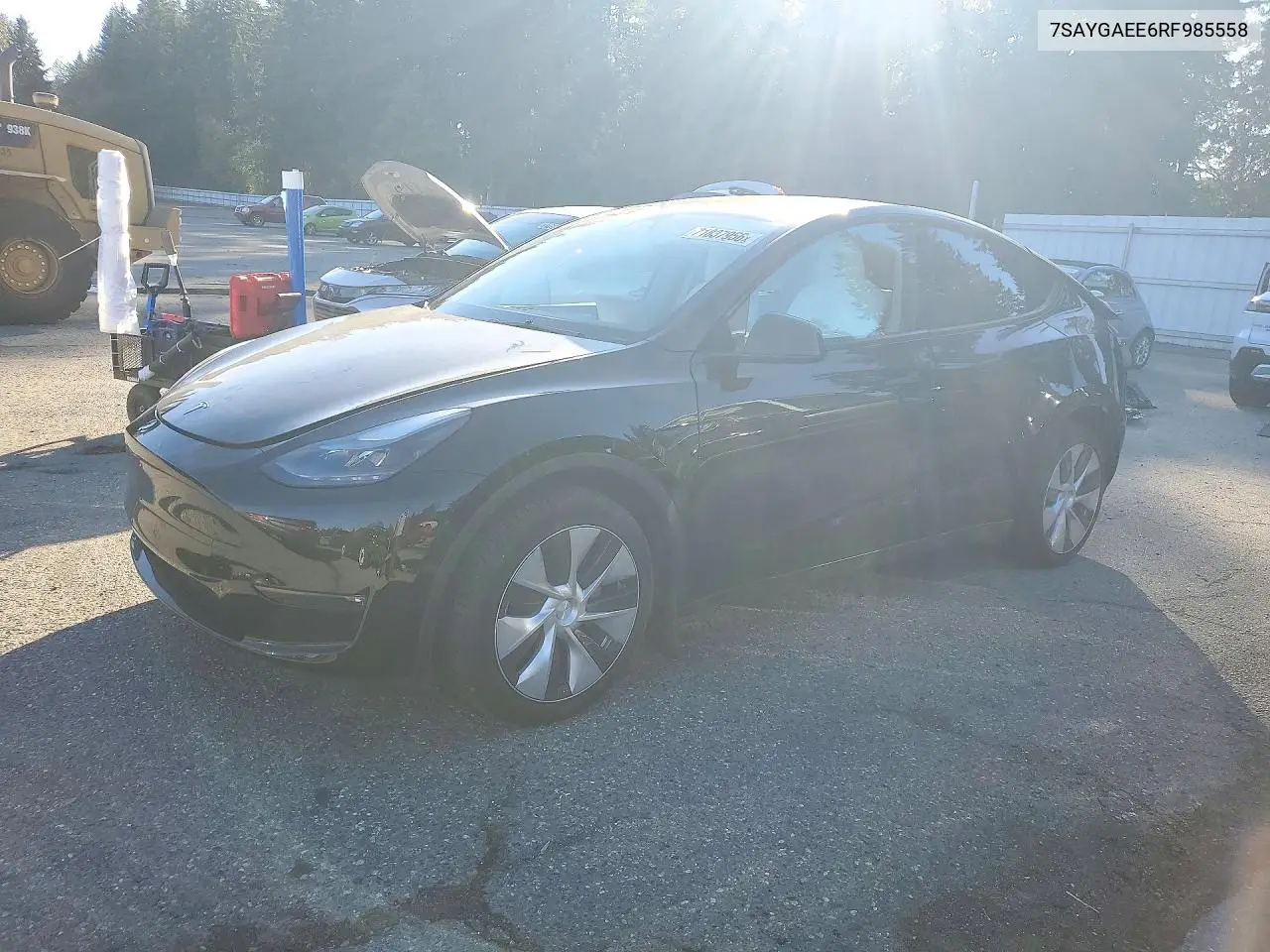 2024 Tesla Model Y VIN 7SAYGAEE6RF985558 фото 1