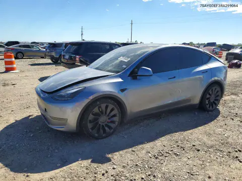 7SAYGDEF3RA299064 — 2024 Tesla Model Y, Передняя часть, фото до ремонта