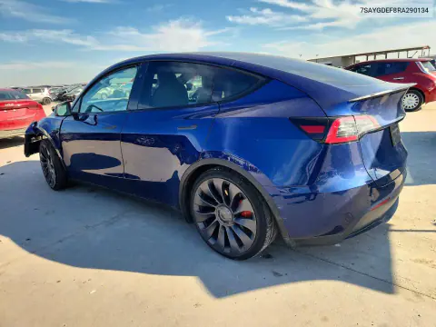 2024 Tesla Model Y VIN 7SAYGDEF8RA290134 фото 2