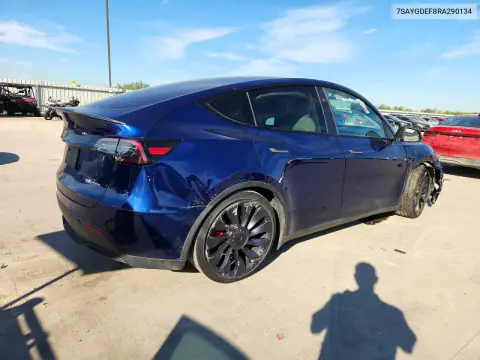 2024 Tesla Model Y VIN 7SAYGDEF8RA290134 фото 3
