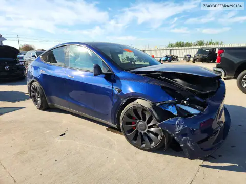 2024 Tesla Model Y VIN 7SAYGDEF8RA290134 фото 4