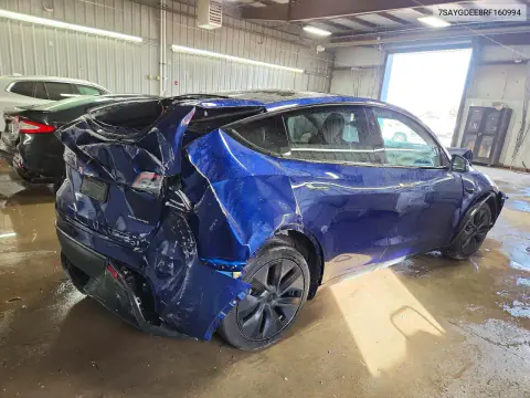 2024 Tesla Model Y VIN 7SAYGDEE8RF160994 фото 3