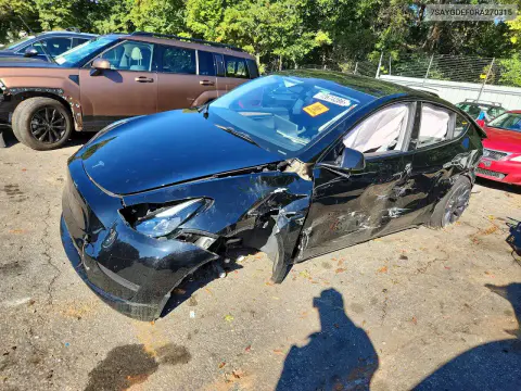 7SAYGDEF0RA270315 — 2024 Tesla Model Y, Задняя часть, фото до ремонта