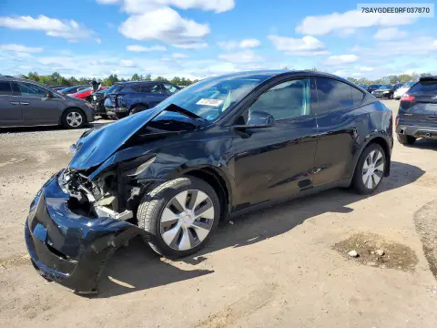 7SAYGDEE0RF037870 — 2024 Tesla Model Y, Передняя часть, фото до ремонта