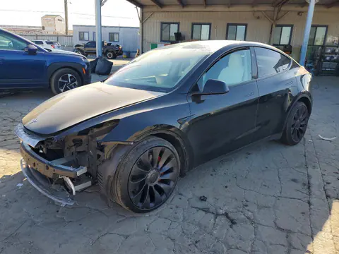 7SAYGDEF3SF254781 — 2025 Tesla Model Y, Передняя часть (Front End), фото до ремонта