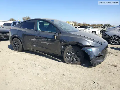 2025 Tesla Model Y VIN 7SAYGDED0SF280723 фото 4