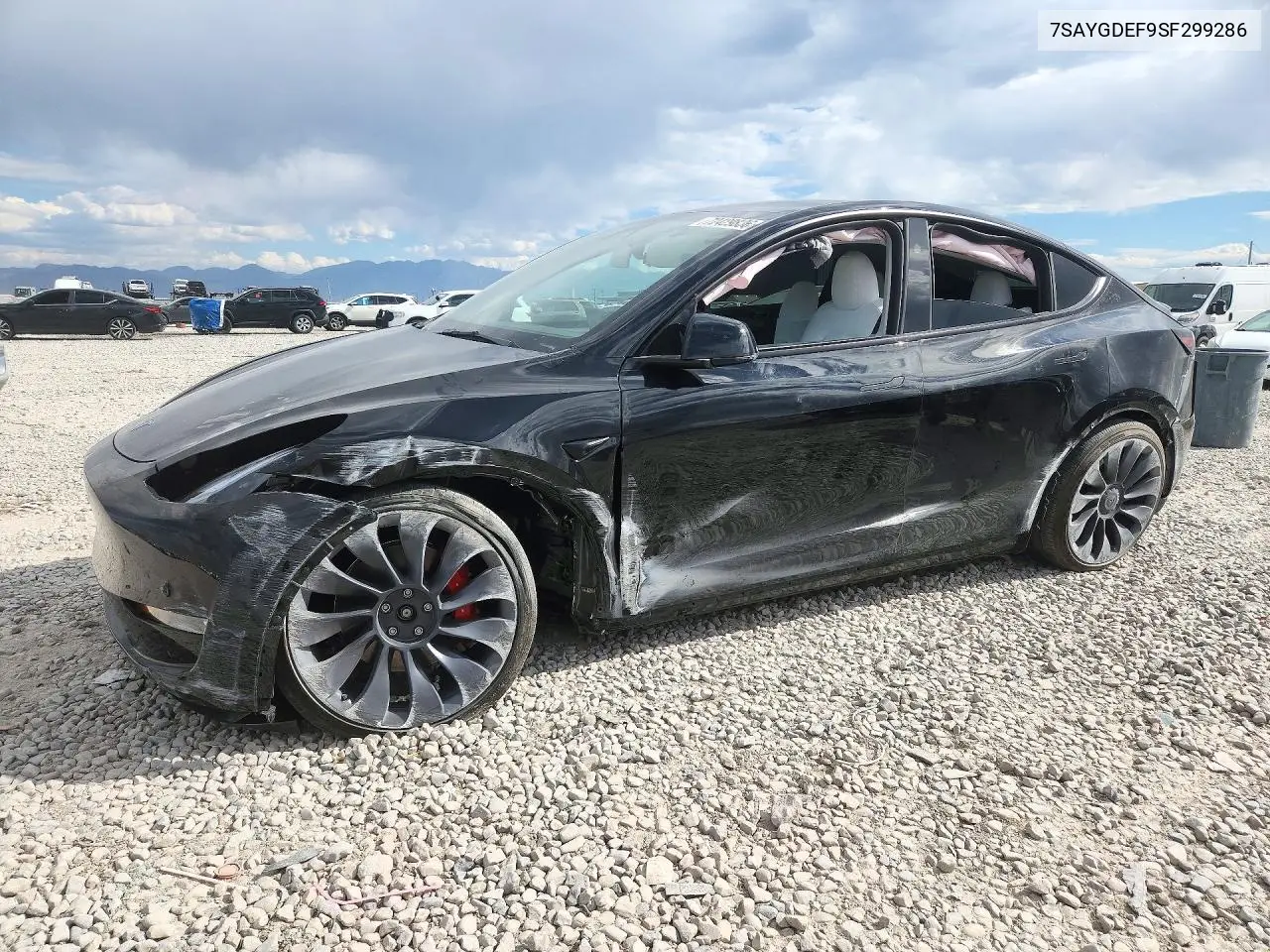 2025 Tesla Model Y VIN 7SAYGDEF9SF299286 фото 1