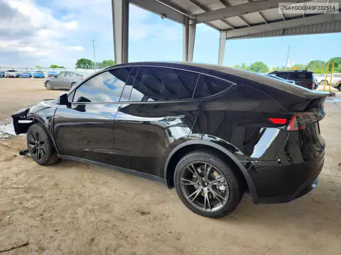 2025 Tesla Model Y VIN 7SAYGDED4SF232514 фото 2