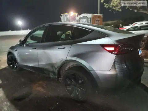 2025 Tesla Model Y VIN 7SAYGDEE4SF255560 фото 2