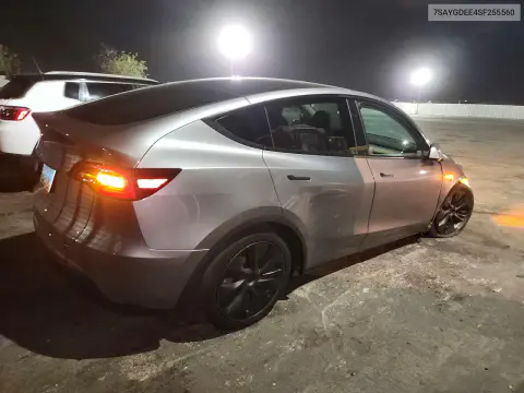 2025 Tesla Model Y VIN 7SAYGDEE4SF255560 фото 3