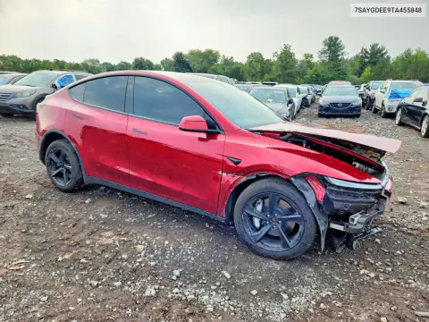 2026 Tesla Model Y VIN 7SAYGDEE9TA455848 фото 4